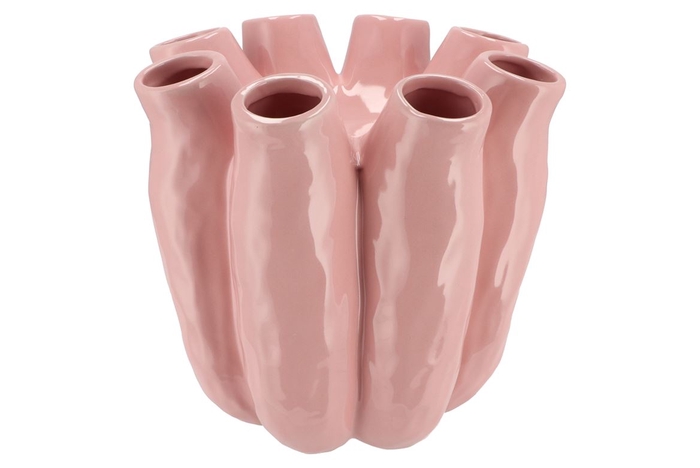 <h4>Luna Light Pink Tube Vase 28x28cm</h4>