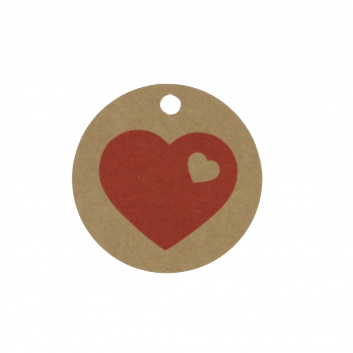 Mothersday Label heart d05cm x50