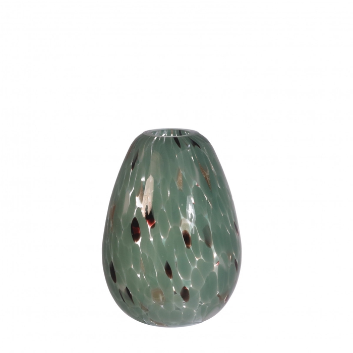 Glass Vase Lily spots d3/12*15cm