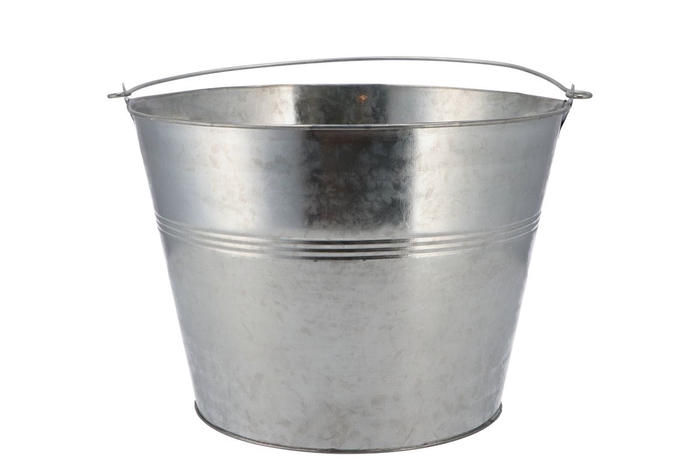 Zinc bucket 19x16cm