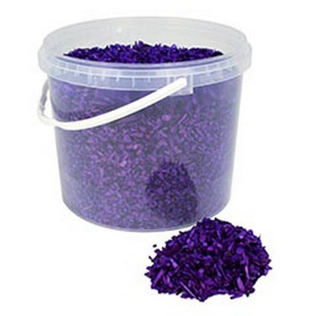 Wood chips 10 litre bucket purple