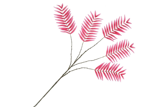 Silk Palm Leaf Pink 125cm