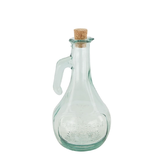<h4>Glass bottle+cork d11 20cm</h4>