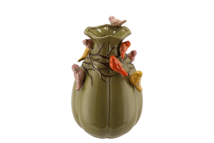 <h4>Bird Vase Olive 18x18x28cm</h4>