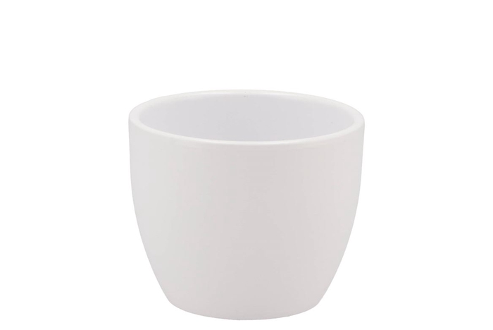 Ceramic Pot White Matt 7cm