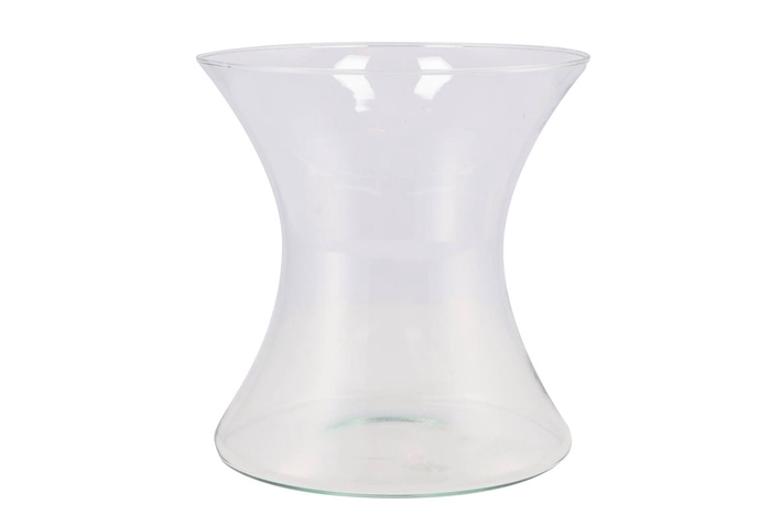 Glass Vase Knik 18x19cm