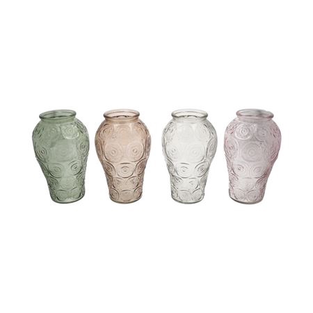 <h4>Deco Glass Vase Cumba H24d15</h4>
