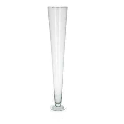 <h4>Glass Lilyvase conical d11*60cm</h4>