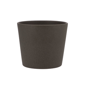 Ceramic Pot Dark Grey 15cm
