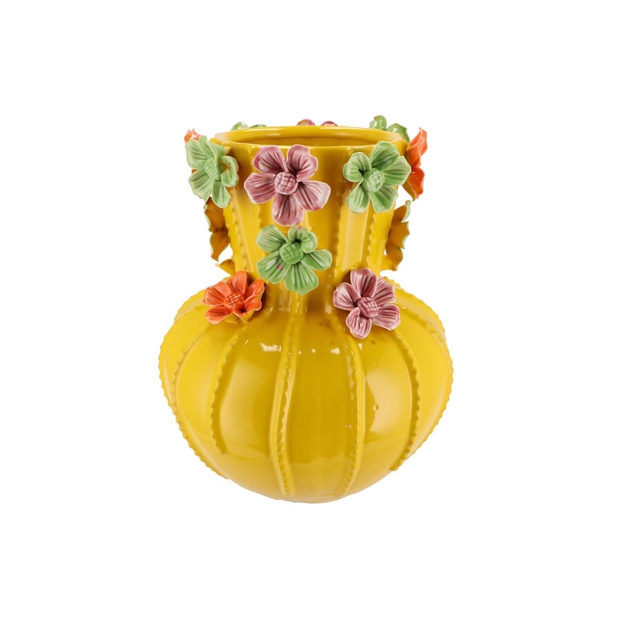 <h4>Flower Yellow Vase 26x33cm</h4>