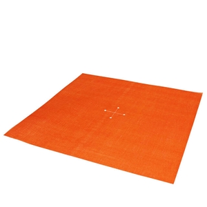 Decolux Silk 60x60cm + kruis ø 8cm oranje