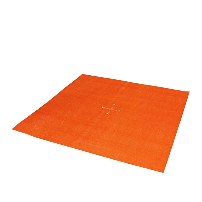 <h4>Decolux Silk 60x60cm + Kruis Ø 8cm Oranje</h4>