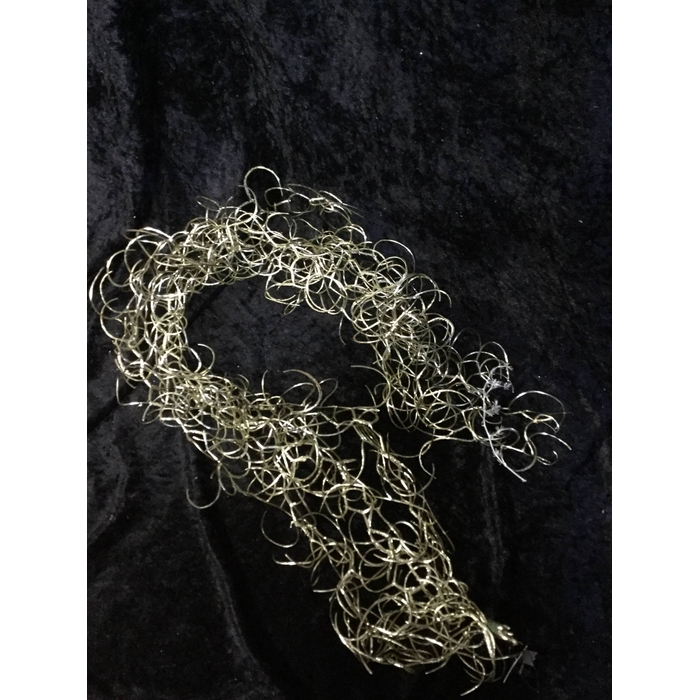 <h4>CURLED GARLAND 100CM WITH GLITTER GOLD</h4>
