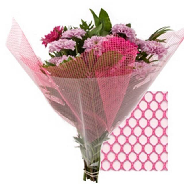 <h4>Vel Deco-lux 40x40cm mesh roze</h4>