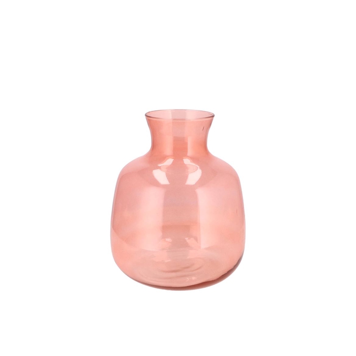 <h4>Mira Pink Glass Bottle Big 16x16x19cm</h4>