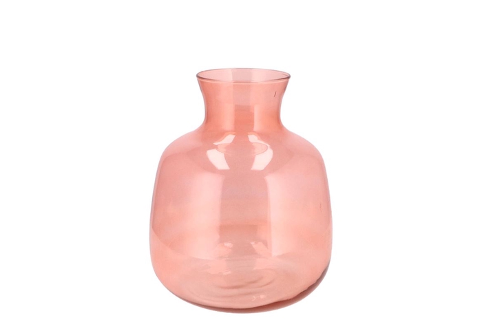 <h4>Mira Pink Glass Bottle Big 16x16x19cm</h4>