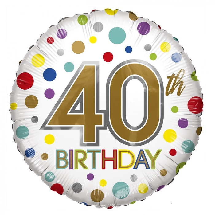 <h4>Party! Balloon Eco Birthday 40 45cm</h4>