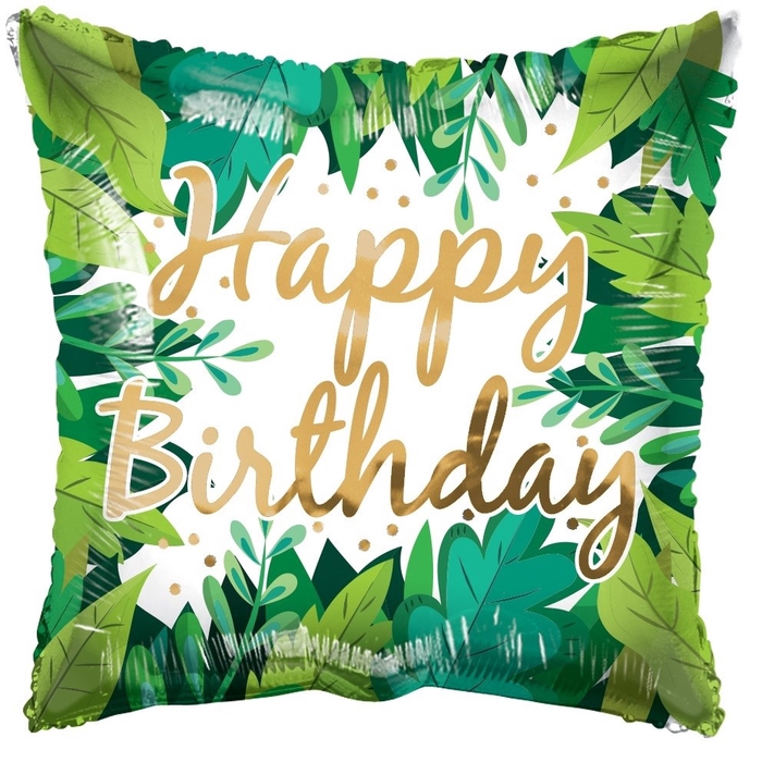 <h4>Party! Ballon Eco Happy Birthday 45cm</h4>