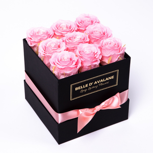 Box vk 15cm zwart-roze