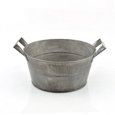 Zinc jelte bowl+handle d20 9 5cm