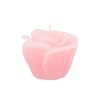 Candle Rose White Pink 11x9cm