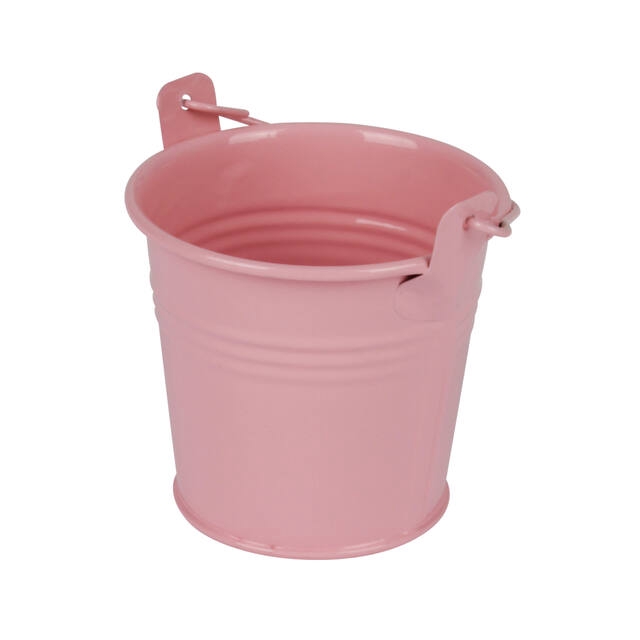 <h4>Bucket Sevilla zinc Ø8,2xH7,2cm - ES7 pink gloss</h4>