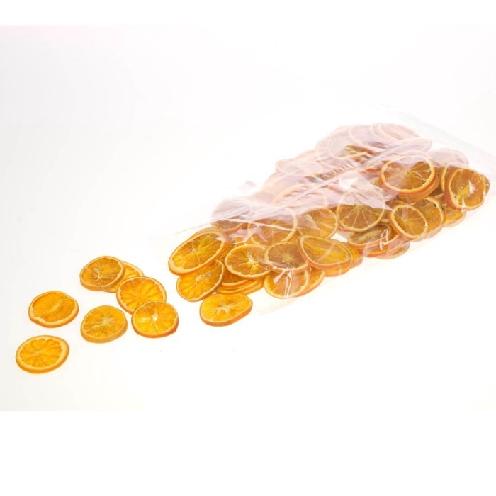 Orange slice 250gr bag SB natural orange