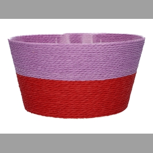 DF06-720226700 - Basket Riley1 Duo d19xh10 lilac/red