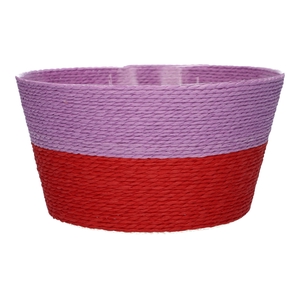 DF06-720226700 - Basket Riley1 Duo d19xh10 lilac/red