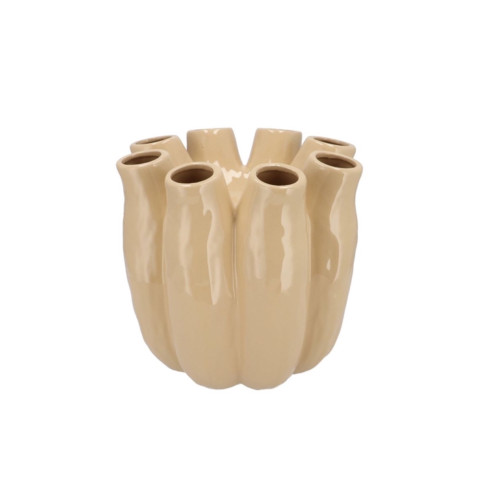<h4>Luna Sand Tube Vase 19x19cm</h4>