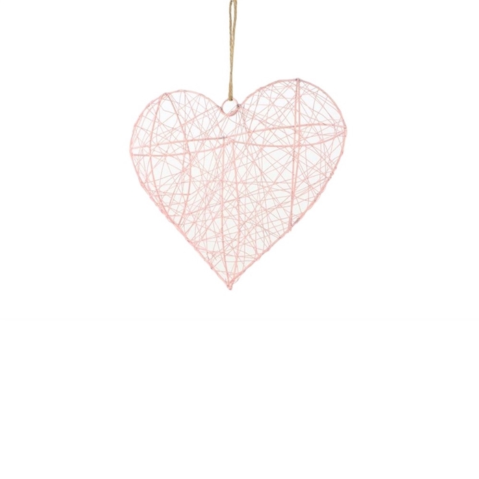 Mothersday Deco hanging heart 30*25*10cm