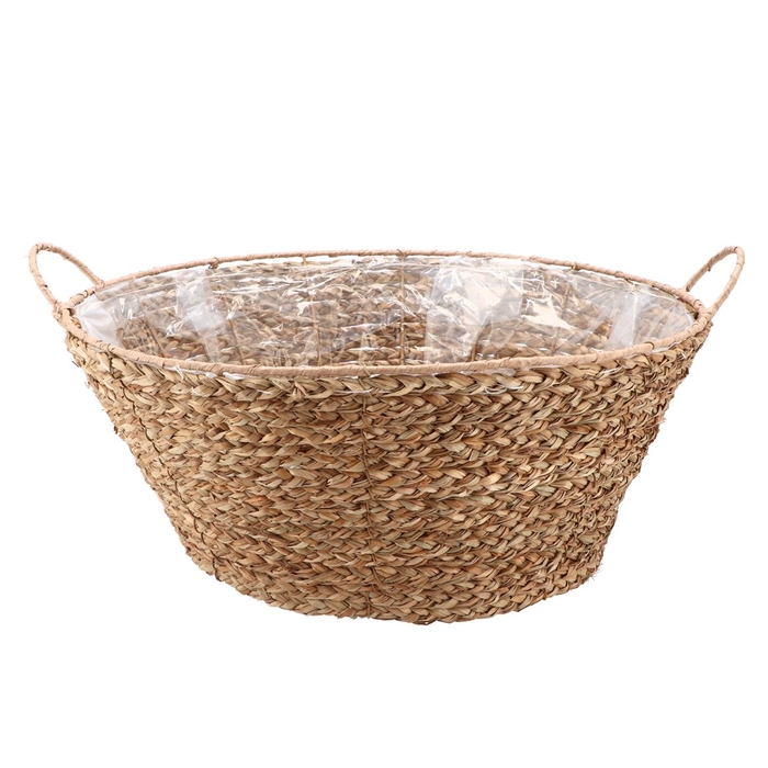 <h4>Seagrass Levi Bowl Basket Natural 45x20cm</h4>