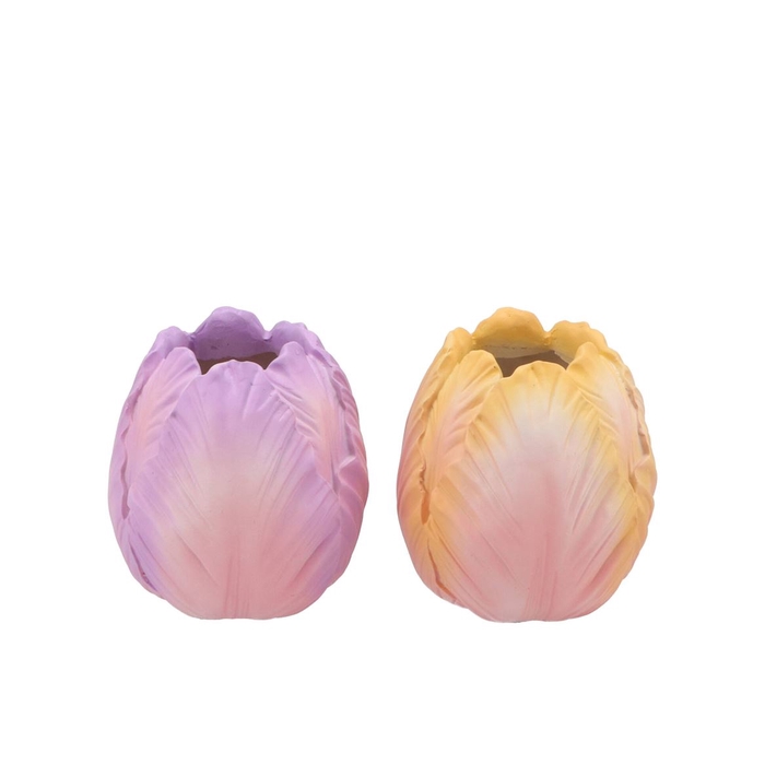 <h4>Toulon Pink/pastel Vase Ass P/1 11x11x12cm Nm</h4>