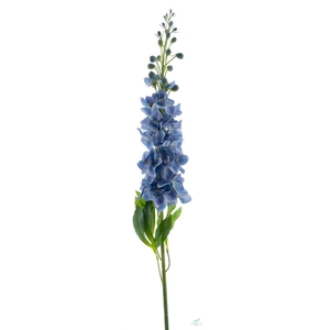 SILK FLOWERS - DELPHINIUM SPRAY ROLAND BLUE 87CM