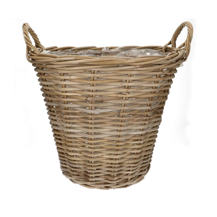 <h4>Baskets rattan Pot+handle d45*40cm</h4>