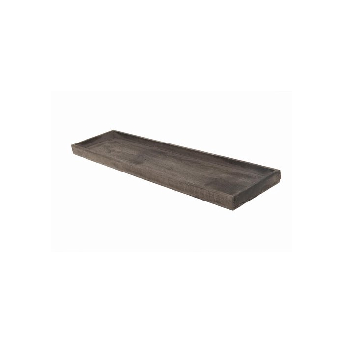 <h4>WOODEN TRAY 80*20*4CM ANTIQUE BROWN</h4>
