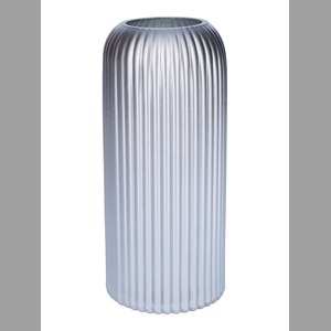 DF02-664552300 - Vase Nora d6/8.7xh20 silver metallic