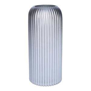 DF02-664552300 - Vase Nora d6/8.7xh20 silver metallic