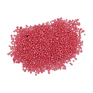 Garnish pearls deco red 4-8mm a 4 liter