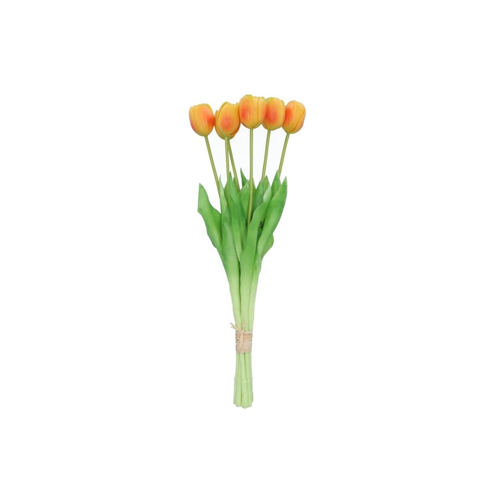 <h4>Silk Tulip 7x Orange 43cm</h4>