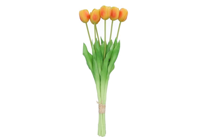 <h4>Silk Tulip 7x Orange 43cm</h4>