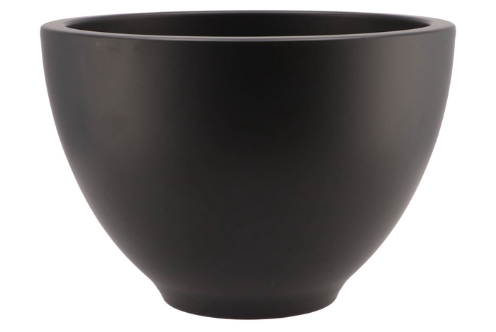 <h4>Vinci Matt Black Bowl Sphere Shaded 31x21cm</h4>