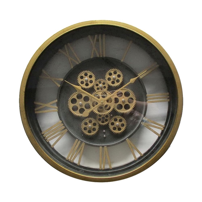 <h4>Clock Gear Ø46cm Black/gold 99</h4>