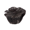 Candle Roos Black 14x12cm
