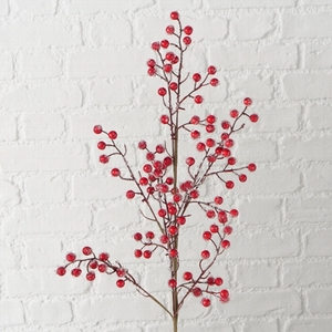 Zijde, Beliana Berries, H 90 cm, 1 ass, Red