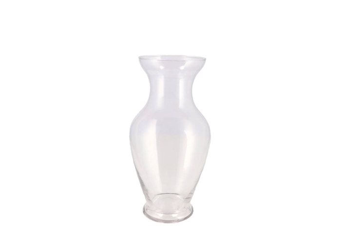 <h4>Mira Clear Glass Flower Vase 13x13x26cm</h4>