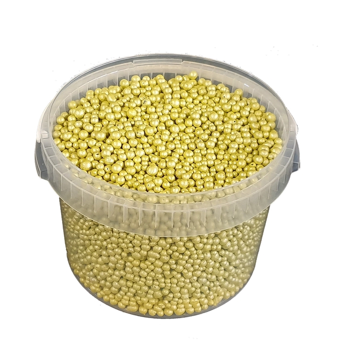 Terracotta pearls 3ltr bucket yellow