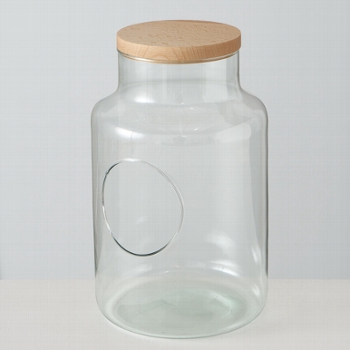 Vaas Eco-Glas, H 32 cm, Transparant