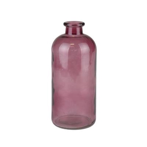 Vase Bottle Ø11x25 Pink 48417