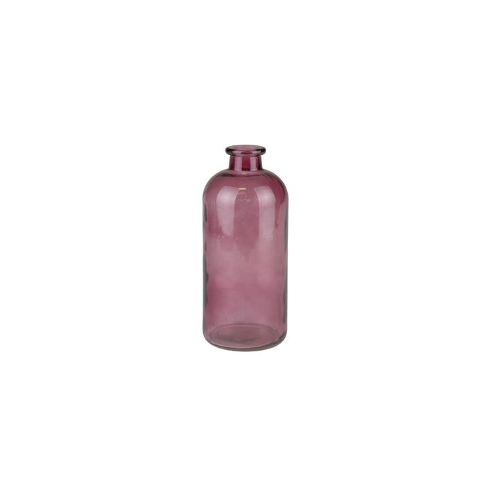 <h4>Vase Bottle Ø11x25 Pink 48417</h4>